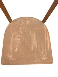 Tysk militærstol af træ med Luftwaffe . stempel
