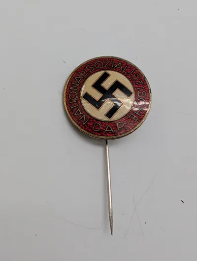 NSDAP Medlemsnål med RZM M1/128 Markering