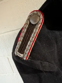 Tysk Brandværnsuniformsjakke med Skulderstropper WW2