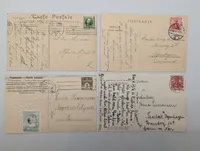 Set of Four Early 20th Century European Postcards