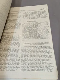 Tre sjældne eksemplarer af Politibladet fra 1945