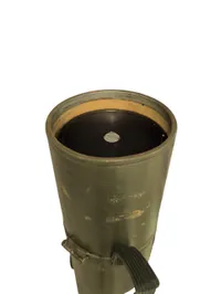 Dansk 84 mm Eksercerpatron Hu M/65 til Carl Gustaf Dysekanon med Transportrør