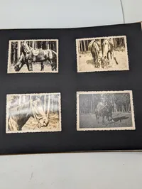 Tysk fotoalbum med portrætter af soldater fra 2. verdenskrig