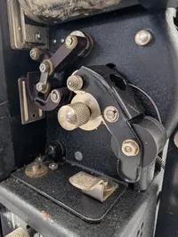 WW2 Siemens 16mm Movie Projector with Meyer Görlitz Kinon Superior I 5cm Lens 