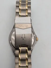 Bulova Titanium WR 100 Herrearmbåndsur med Dato, virker 