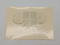 Tysk souvenirark fra 1937 med Adolf Hitler frimærker og særstempler