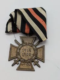 Tysk Æreskors for Frontkæmpere 1914-1918 (Ehrenkreuz des Weltkrieges)