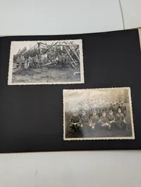 Tysk fotoalbum med portrætter af soldater fra 2. verdenskrig