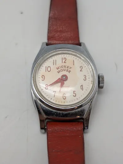 Vintage Mickey Mouse armbåndsur fra US Time / Ingersoll