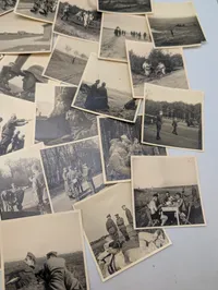 Samling af originale Tysk  sort-hvide fotografier fra 2. verdenskrig