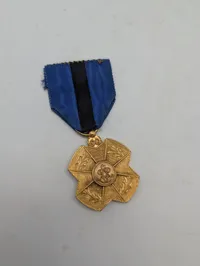 Belgisk Civil Dekoration, 1. Klasse Guldmedalje med Bånd