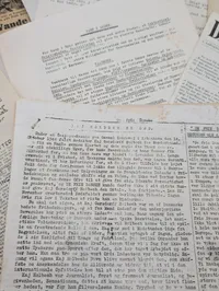 Samling af danske illegale blade og aviser fra besættelsestiden