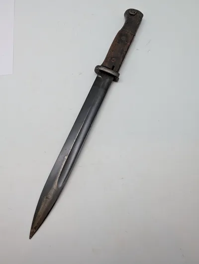 Tysk Mauser K98 Bajonet med Trægreb