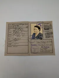 Tysk Kennkarte Identitetskort fra 1940 til Helene Neuber