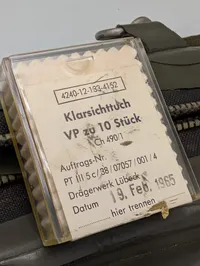 Drägerwerk Lübeck M65 Gasmaske med Taske og Filter