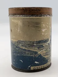 Vintage Danish Østerlandsmissionen Tin Charity Collection Bank