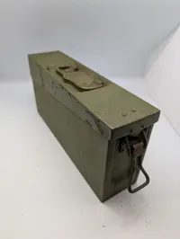 Militær Ammunitionskasse i Metal, Olivengrøn