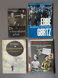 Collection of Four Danish World War II Resistance and Military History Books