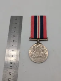 British World War II War Medal 1939-1945 with Original Ribbon