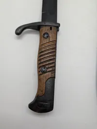 Tysk M1898/05 'Butcher' Bajonet med Skede