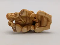 Antik JAPANESE HAND CARVED EROTIC NETSUKE FIGURES EDO / MEIJI PERIODE 