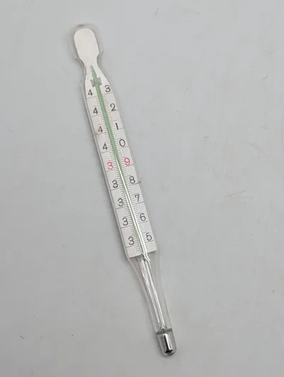 Hauptner Veterinær-Termometer i Jenaer Normalglas WW2