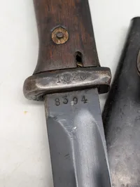 Tysk M1884/98 III Bajonet med Skede, Stemplet 1920