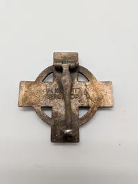 WWII German Fire Brigade Cross 2nd Class with Enamel Swastika POSTWAR 
