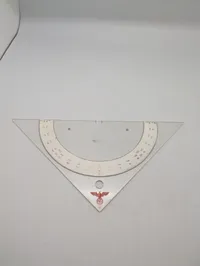 Eckert & Pape Hamburg-Altona Kurslineal med Kriegsmarine-logo