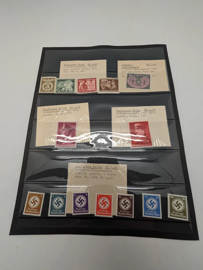 Tysk Rige og Generalguvernementet Frimærkesamling 1940-1944
