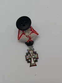 Danish Order of the Dannebrog Knight's Cross Medal with Ribbon miniture 