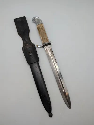 Erik Frost Mora Sweden Stag Handle udgangsbajonet 
