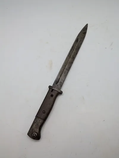 Tysk Mauser K98 Bajonet med Træskæfte