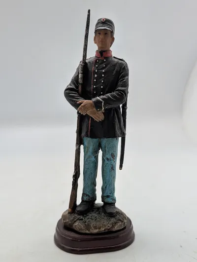 Håndmalet tinsoldat af Dansk 1864 infanterist