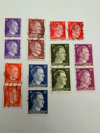 Tyskland Deutsches Reich frimærkesamling med Adolf Hitler motiver