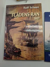 Samling af historiske bøger om Flådens Ran og Kanonbådskrigen