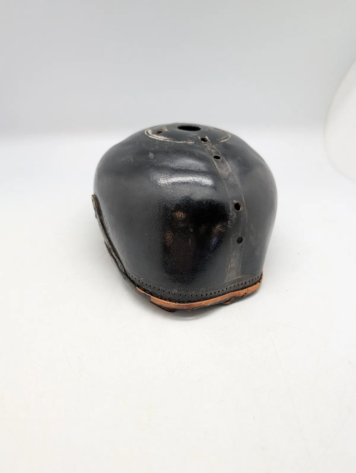 Pre-WW1 tysk Pickelhaube læderhjelm-skal