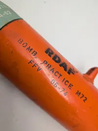 Dansk RDAF FFV M72 Øvelsesbombe