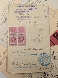 Antique Danish Maritime Document Archive of Captain Johannes Fabricius