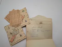 Danske rationeringsmærker fra 1945-1947 i originale konvolutter
