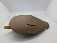 Vintage Hand-Carved and Painted Wooden Hen Mallard Duck Decoy