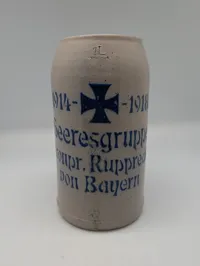 Tysk WWI Stentøjsølkrus, Heeresgruppe Kronprinz Rupprecht von Bayern