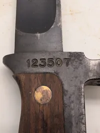 Dansk M/1915  Krag-Jørgensen Bajonet med Skede