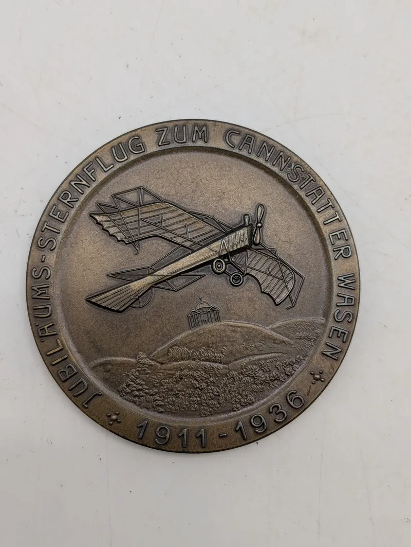 Tysk Jubilæumsmedalje 1911-1936, Sternflug zum Cannstatter Wasen
