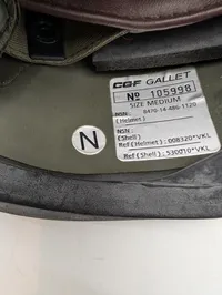 CGF Gallet Military Ballistic Helmet with Danish M84  Camouflage Cover