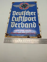 Deutscher Luftsport-Verband Emaljeskilt