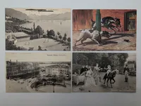 Set of Four Early 20th Century European Postcards