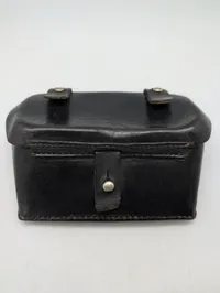 Dansk militær patronaske i læder model 89, dateret 1914