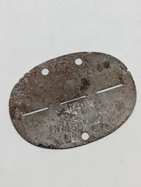 Tysk WWII Erkennungsmarke (ID-skilt) fra 23. SS-Panzergrenadier-Division, ORIGINALT 