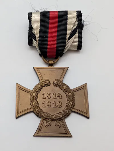 Tysk Æreskors for Frontkæmpere 1914-1918 (Ehrenkreuz des Weltkrieges)
